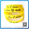 Colorful Eco-Friendly Sport Silicone Wristband Charms Debossed Bracelets